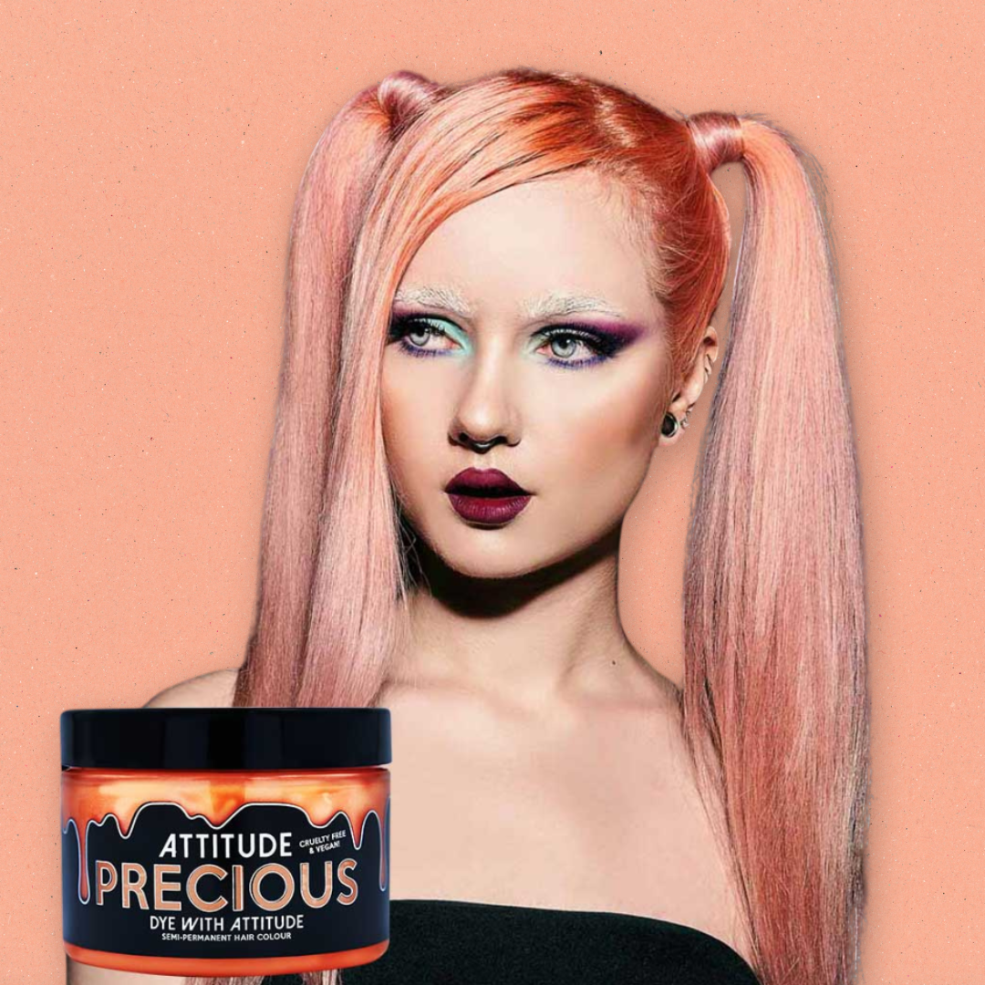 Attitude Hair Dye - Precious pastel Haarfärbemittel Semipermanenter Haarfarbstoff - Pfirsich/Orange